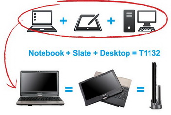 Gigabyte Booktop T1132N